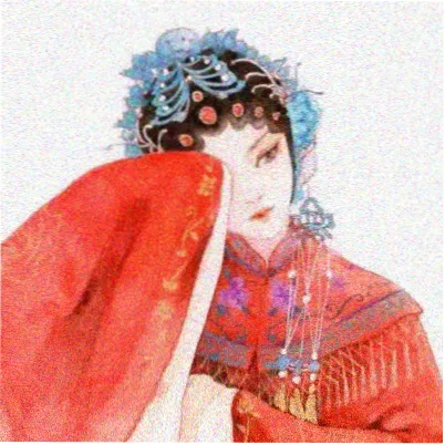 留言者头像：朱红点位标记圆形图标